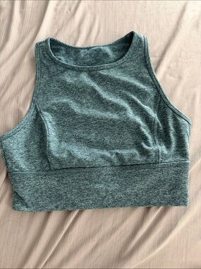 JoyLab Heathered Teal Sports Bra
